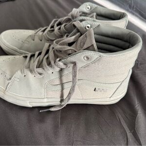 Vans Light Gray High-Top Sneakers